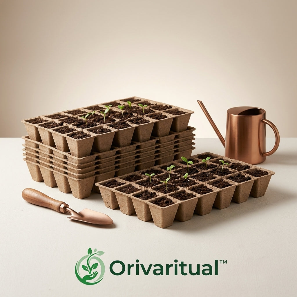 Orivaritual™ EcoSprout Biodegradable Seed Starter Tray Set